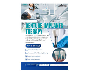 How do denture implants work?