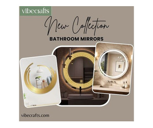 Buy Stylish Bathroom Mirrors Online at Vibecrafts