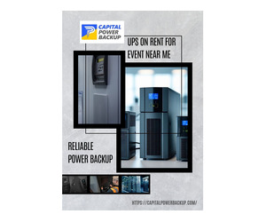 Affordable Online UPS on Rent for Event with Seamless Rental Services