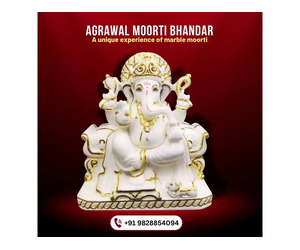 Beautiful Ganesh marble statue at Best Price