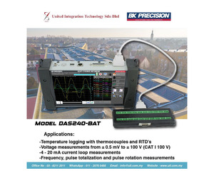 DAS240-BAT PORTABLE DATA LOGGER