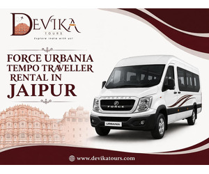 Force Urbania Tempo Traveller Rental in Jaipur City