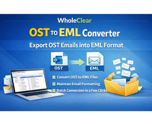 Export Each OST Email into EML Format with WholeClear Solution