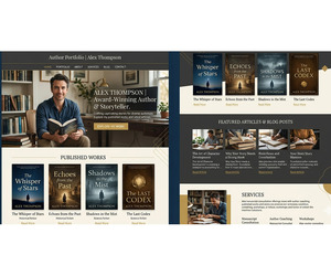 Explore Professional Author Portfolio Today