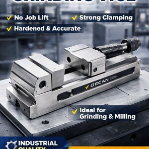 High Precision Grinding Vice for Industrial & Workshop Use | Orcan
