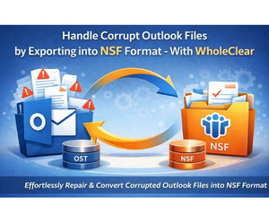 Handle Corrupt Outlook Files by Exporting into NSF Format - With WholeClear
