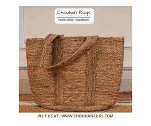 Shop stylish jute tote bags for a chic and sustainable look