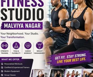 How Can a Fitness Studio in Malviya Nagar Help Improve Your Health?