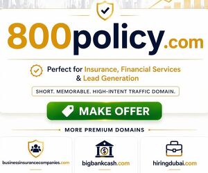 Premium Brand for Sale: 800policy (Direct Deal)