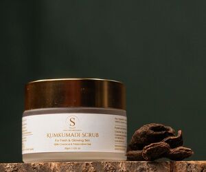 SKNLEX Kumkumadi Scrub for Acne, Dull Skin & Uneven Skin Tone