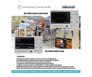 2569B and 2569B-MSO Oscilloscope Performance Solution