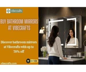 Buy Bathroom Mirrors Online-Modern Mirror Designs by Vibecrafts