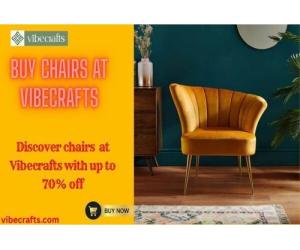 Buy Chairs Online-Comfortable Seating by Vibecrafts