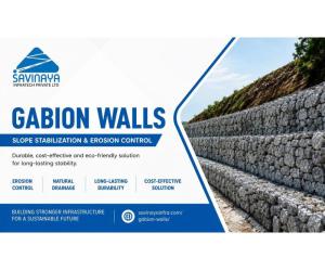 Savinaya Infra – Expert Gabion Wall Construction Contractor in India