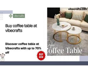Buy Coffee Table Online-Stylish Furniture by Vibecrafts