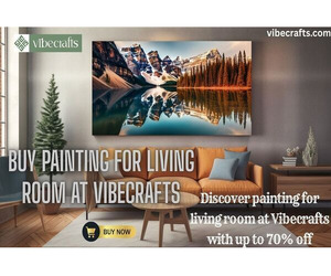 Painting for Living Room Online-Wall Art by Vibecrafts