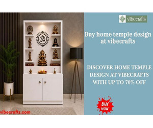 Buy Home Temple Design Online-Wooden Mandir by Vibecrafts