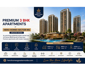 Hero Homes Sector MU Greater Noida | Premium Apartments Amidst Open Green Spaces - Image 2