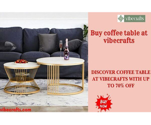 Buy Coffee Table Online-Stylish Living Room Furniture by Vibecrafts