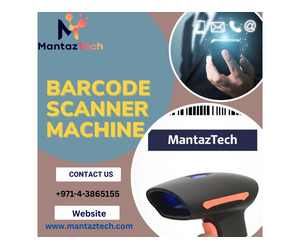 Barcode scanner machine with simple setup and easy controls