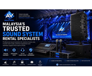 Malaysia's Trusted Sound System Rental Specialists