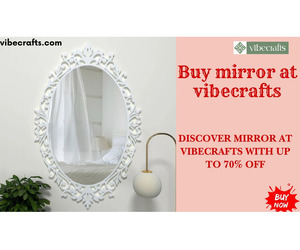 Buy Mirror Online-Decorative & Wall Mirrors by Vibecrafts
