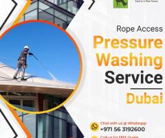 Get the Ultimate Clean with Rope Access Pressure washing