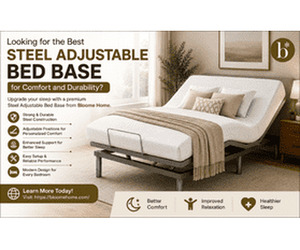 Looking for the Best Steel Adjustable Bed Base for Comfort and Durability?