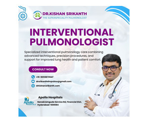 Interventional Pulmonologist | Dr. Kishan Srikanth Juvva