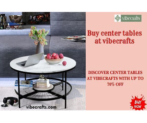 Buy Center Tables Online-Living Room Furniture by Vibecrafts