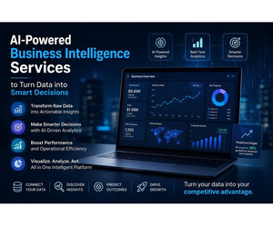 AI-Powered Business Intelligence Services to Turn Data into Smart Decisions