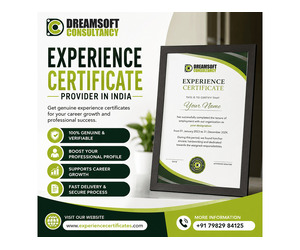 Best Experience Certificate Provider in Bangalore