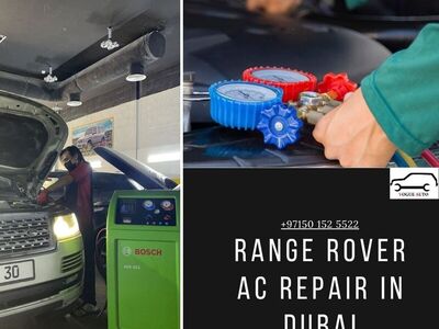 Range Rover and Land Rover Maintenance Garage in Dubai.