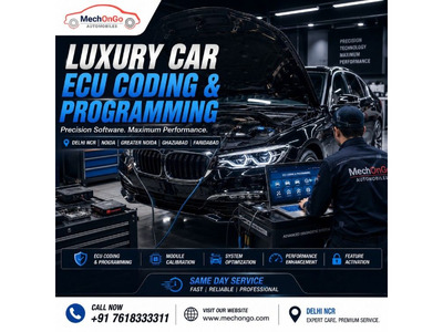 Luxury Car ECU Coding & Programming in Delhi NCR — MechOnGo Automobiles