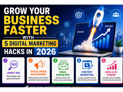Grow Your Business Faster in 2026 5 Powerful Digital Marketing Hacks You Need to Know