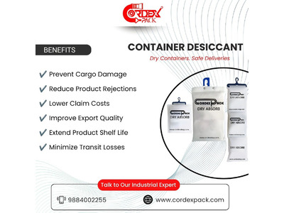 Container Desiccant Prevent Cargo Damage