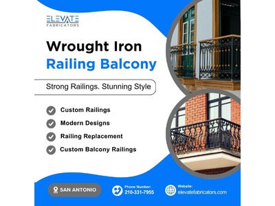 Wrought Iron Railing Balcony in San Antonio