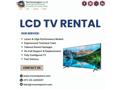 Leading LED TV Rental Dubai for Events and Displays