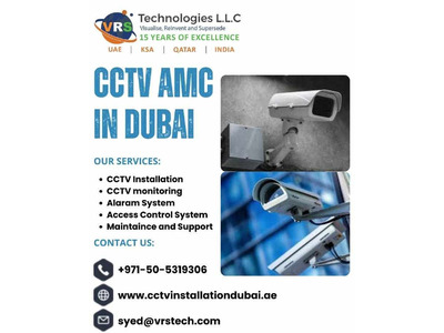 Need Advanced CCTV AMC in Dubai for Large Facilities?