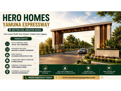 Hero Homes Yamuna Expressway | Residential Plot In Sector 22D, Greater Noida