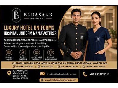 Luxury Hotel Uniforms | Trusted Hospital Uniform Manufacturer