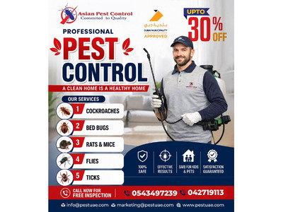 # Asian Pest Control – 100% Safe & Effectives