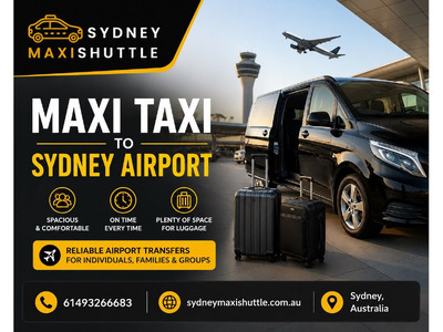 Maxi Taxi to Sydney Airport | Sydney Maxi Shuttle