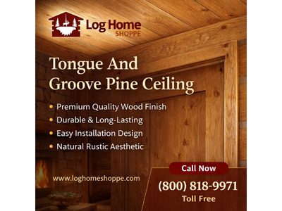 Why Choose Tongue and Groove Pine Ceiling Panels from Log Home Shoppe?