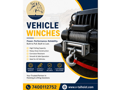 Vehicle Winches - Durable Winching Solutions for Every Application