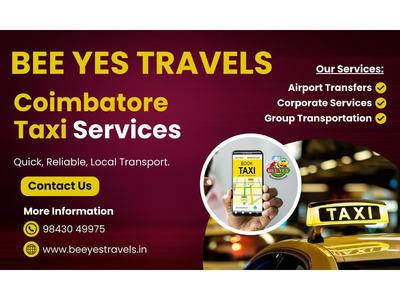 Best Coimbatore Taxi Service – Bee Yes Travels