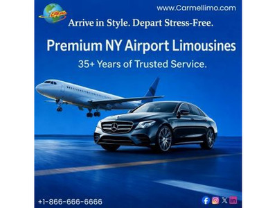 Limo NYC Airport | Trusted New York Airport Limousine Service for 36+ Years - Carmellimo