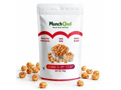 Cream & Onion Roasted Makhana | Healthy Fox Nuts - MunchGud