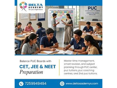 Delta Academy - PUC Science | PUC Commerce Coaching in Bangalore