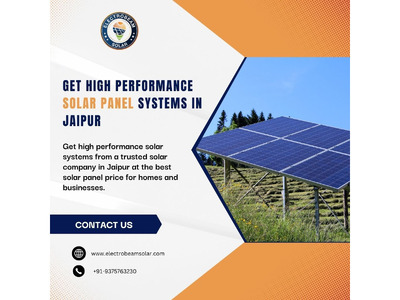 Get High Performance Solar Panel Systems In Jaipur.
